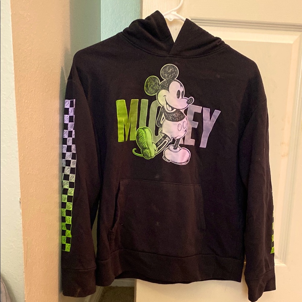 Old Navy Black Hoodie with Disney Design